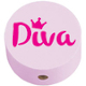 Motivperle "Diva" : Rosa