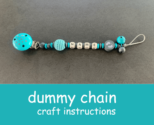 craft instructions for a dummy chain with name